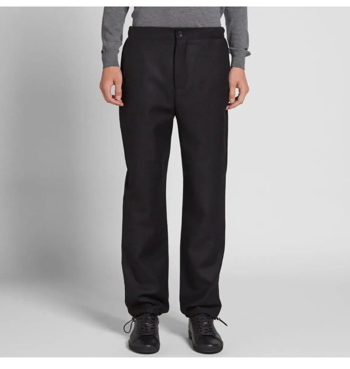 acne studios wool pace trouser black